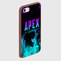 Чехол для iPhone 5/5S матовый Apex Legends - фото 2