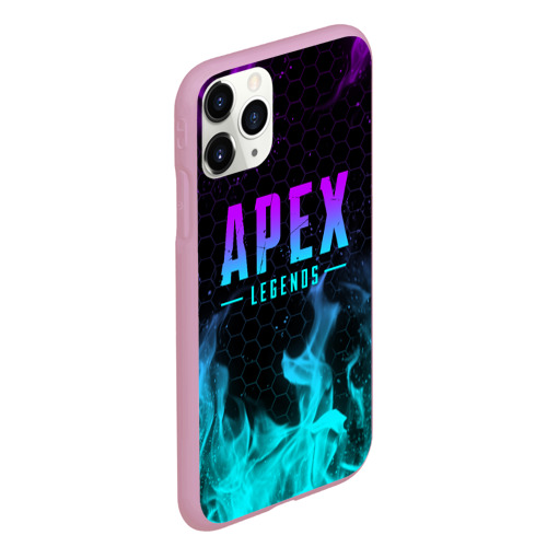 Чехол для iPhone 11 Pro Max матовый Apex Legends, цвет розовый - фото 3