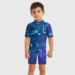 Детский купальный костюм 3D Схема - фото 2