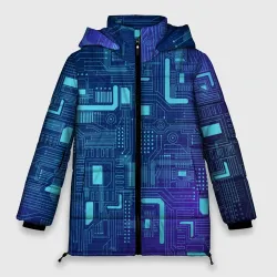 Женская зимняя куртка Oversize Схема