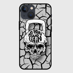 Чехол для iPhone 13 mini No pain no gain - motto