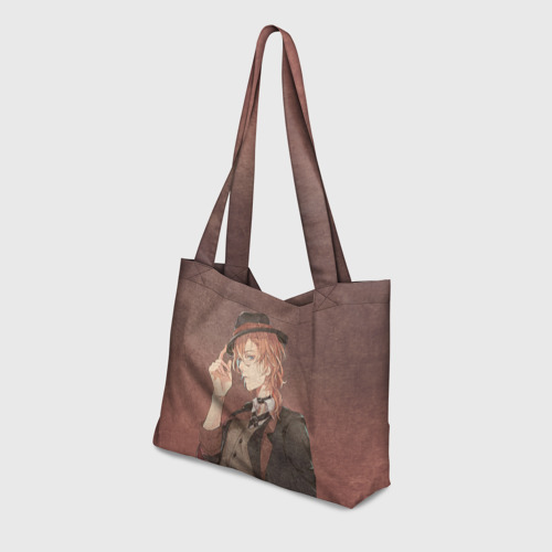 Пляжная сумка 3D Чуя Накахар на состаренном фоне - фото 3