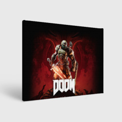 Холст прямоугольный Doom