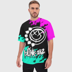 Мужская футболка oversize 3D Blink-182 5 - фото 2