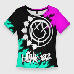 Женская футболка 3D Slim Blink-182 5