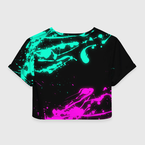 Женская футболка Crop-top 3D Blink-182 6, цвет 3D печать - фото 2