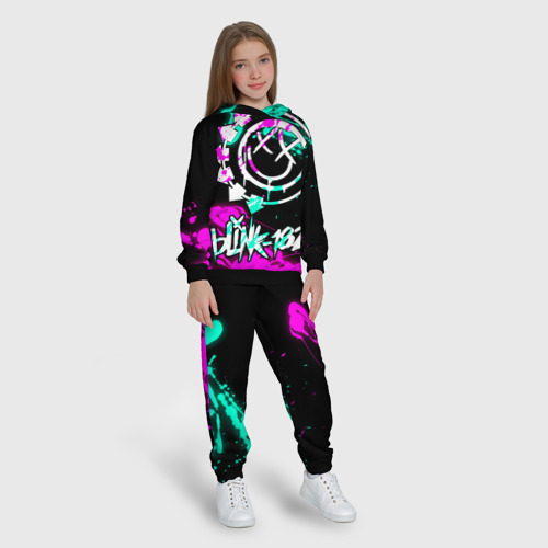 Детский костюм с толстовкой 3D Blink-182 6, цвет черный - фото 5