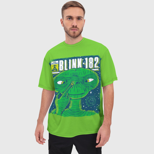 Мужская футболка oversize 3D Blink-182 9, цвет 3D печать - фото 3