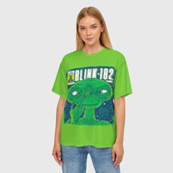 Женская футболка oversize 3D Blink-182 9 - фото 2