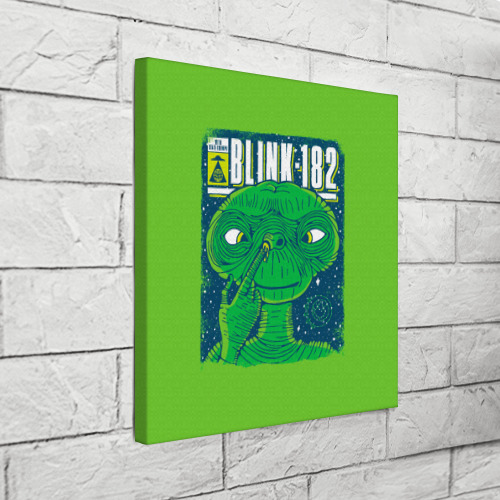 Холст квадратный Blink-182 9, цвет 3D печать - фото 3