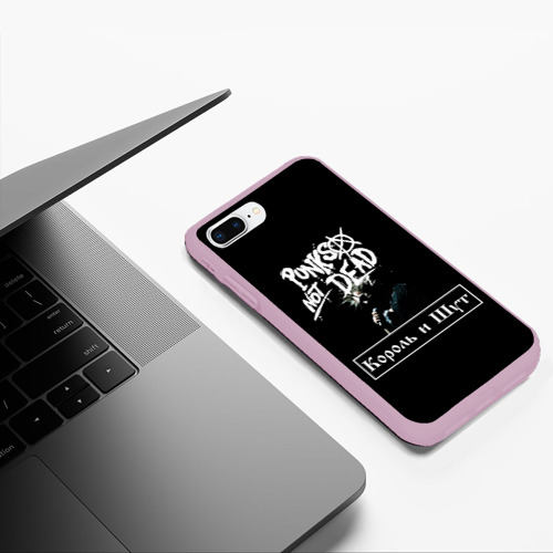 Чехол для iPhone 7Plus/8 Plus матовый КИШ, цвет розовый - фото 5