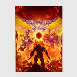Плакат Doom eternal