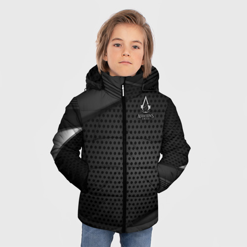 Зимняя куртка для мальчиков 3D Assassins Creed, цвет черный - фото 3