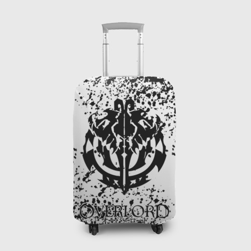 Чехол для чемодана 3D Черное лого оверлорд мазки, цвет 3D печать