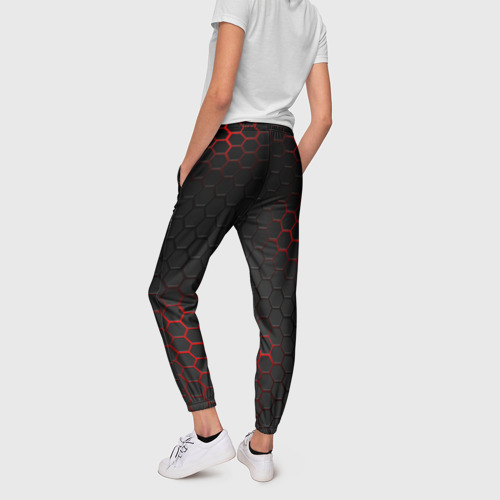 Женские брюки 3D с принтом LEXUS, вид сзади #2