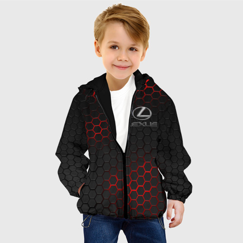 Детская куртка 3D Lexus, цвет черный - фото 3