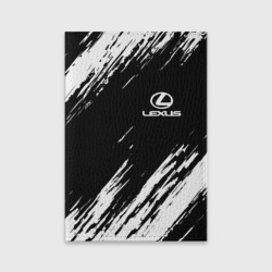 Обложка для паспорта матовая кожа Lexus Лексус