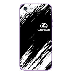 Чехол для iPhone 5/5S матовый Lexus Лексус