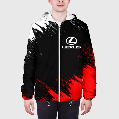 Мужская куртка 3D Lexus Лексус, цвет 3D печать - фото 4