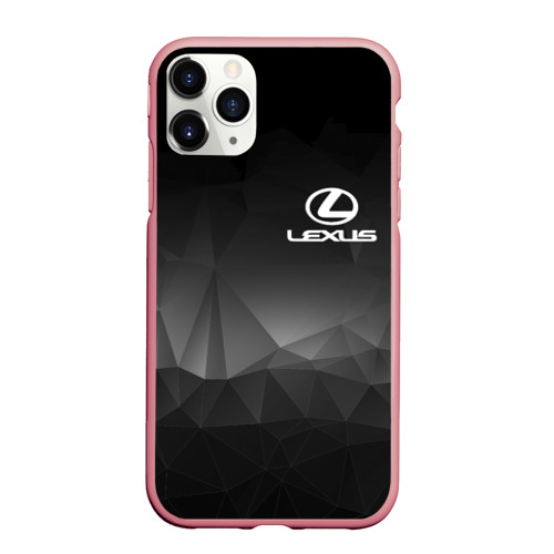 Чехол для iPhone 11 Pro Max матовый Lexus Лексус, цвет баблгам