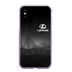 Чехол для iPhone XS Max матовый Lexus Лексус