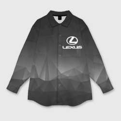 Мужская рубашка oversize 3D Lexus Лексус