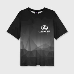 Женская футболка oversize 3D Lexus Лексус