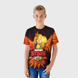 Детская футболка 3D Brawl Stars crow ворон - фото 2