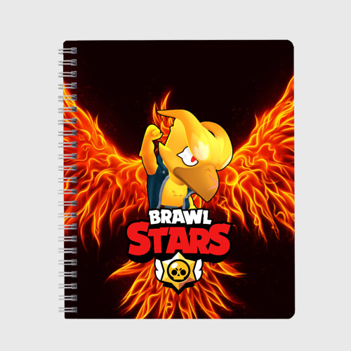 Тетрадь Brawl Stars crow ворон, цвет клетка