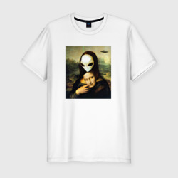 Мужская футболка хлопок Slim Mona Lisa