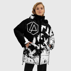 Женская зимняя куртка Oversize Linkin Park [1] - фото 2