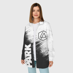 Женская рубашка oversize 3D Linkin Park [3] - фото 2