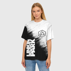 Женская футболка oversize 3D Linkin Park [3] - фото 2