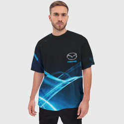Мужская футболка oversize 3D Mazda - фото 2