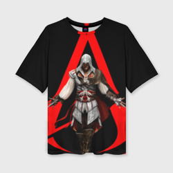 Женская футболка oversize 3D Assassin’s Creed [02]