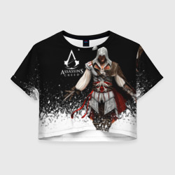 Женская футболка Crop-top 3D Assassin’s Creed [04]