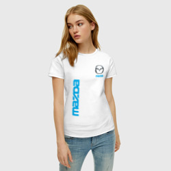 Женская футболка хлопок Mazda - фото 2