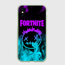 Чехол для iPhone XS Max матовый Fortnite X Travis Scott
