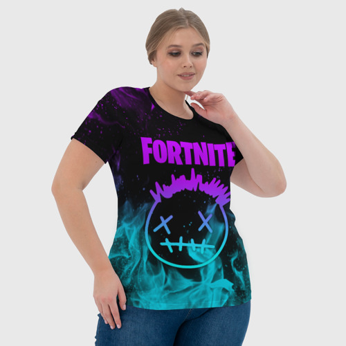 Женская футболка 3D с принтом FORTNITE X TRAVIS SCOTT, фото #4