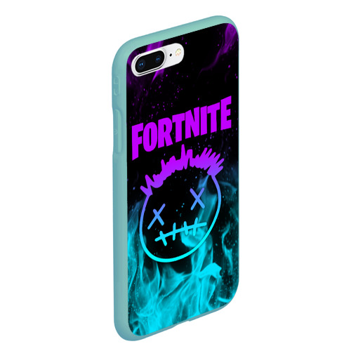 Чехол для iPhone 7Plus/8 Plus матовый Fortnite X Travis Scott, цвет мятный - фото 3