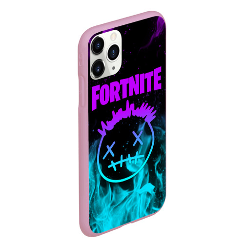 Чехол для iPhone 11 Pro Max матовый Fortnite X Travis Scott, цвет розовый - фото 3