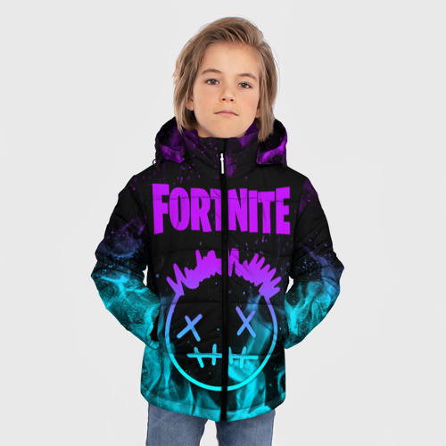 Зимняя куртка для мальчиков 3D Fortnite X Travis Scott - фото 3