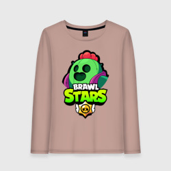 Женский лонгслив хлопок Brawl Stars Spike