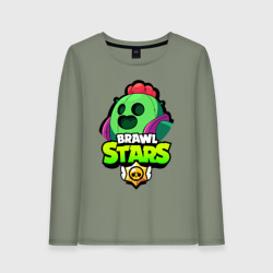 Женский лонгслив хлопок Brawl Stars Spike