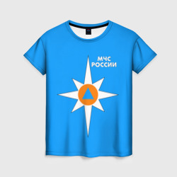 Женская футболка 3D МЧС России