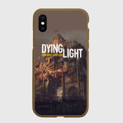 Чехол для iPhone XS Max матовый Dying light +спина