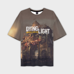 Мужская футболка oversize 3D Dying light +спина