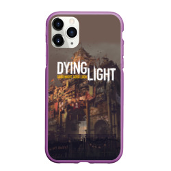 Чехол для iPhone 11 Pro Max матовый Dying light +спина
