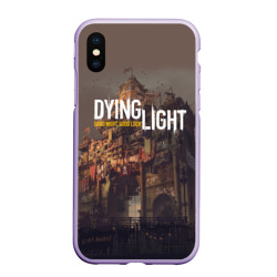 Чехол для iPhone XS Max матовый Dying light +спина