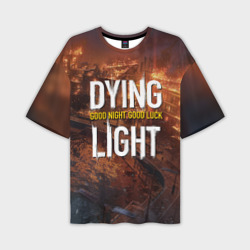 Мужская футболка oversize 3D Dying light